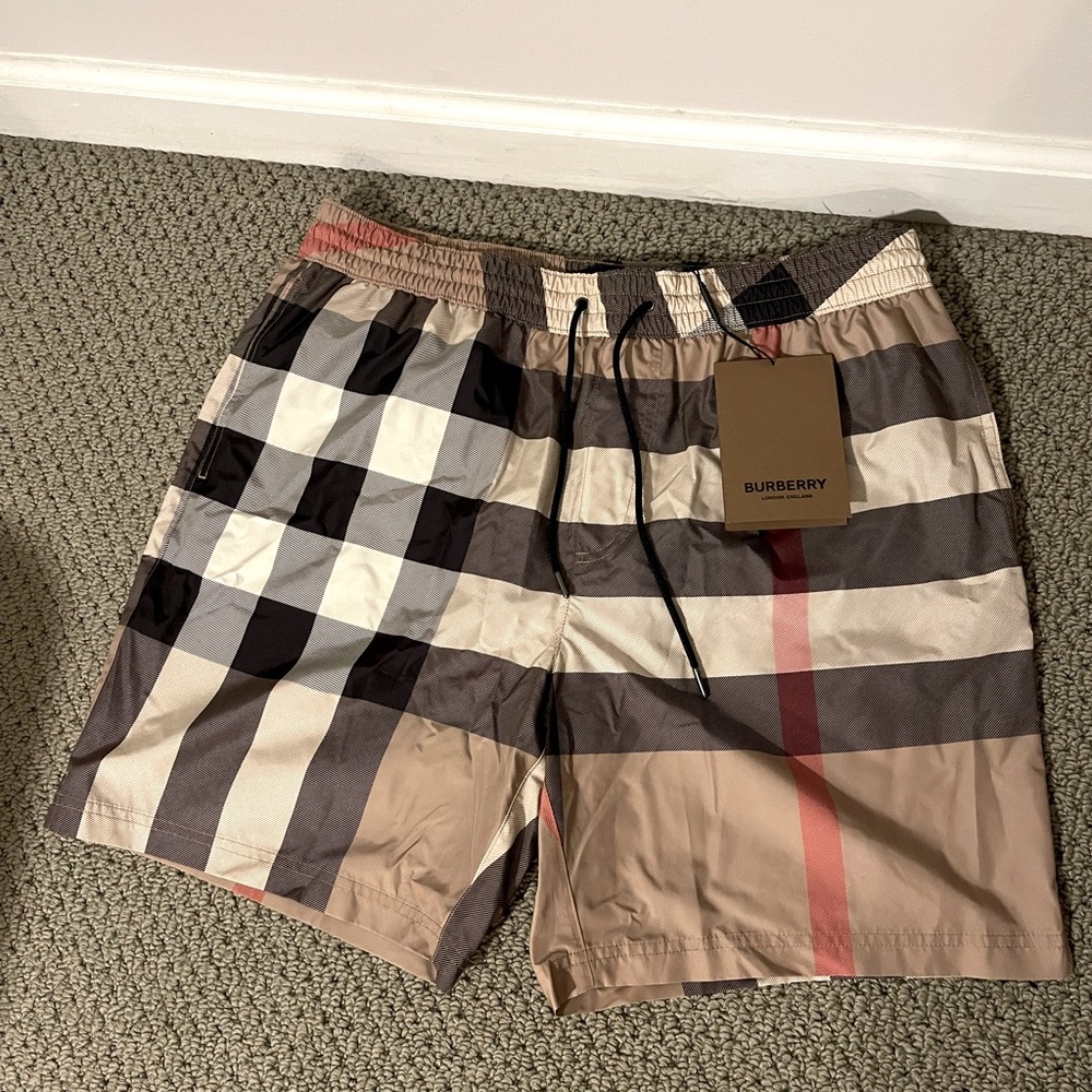 Men’s Burberry Swim Trunks